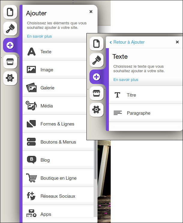 Ajouter des éléments